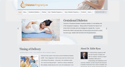 Desktop Screenshot of diabetes-pregnancy.ca
